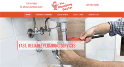 Desktop Screenshot of plumbingdoctorabilenetx.com